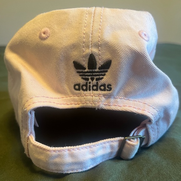 Adidas Originals Trefoil Light Pink Relaxed Strap back Baseball Hat, OS - Picture 4 of 4